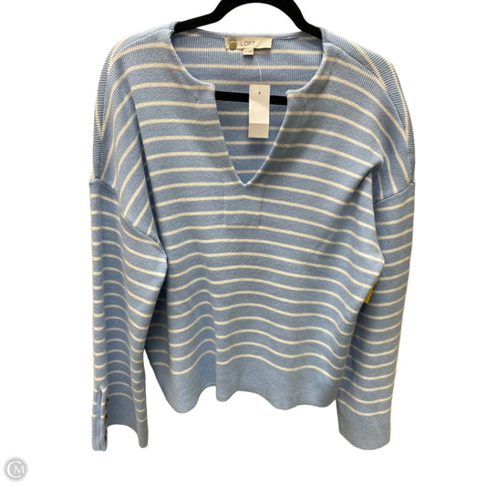 Sweater By Loft In Striped Pattern, Size: M