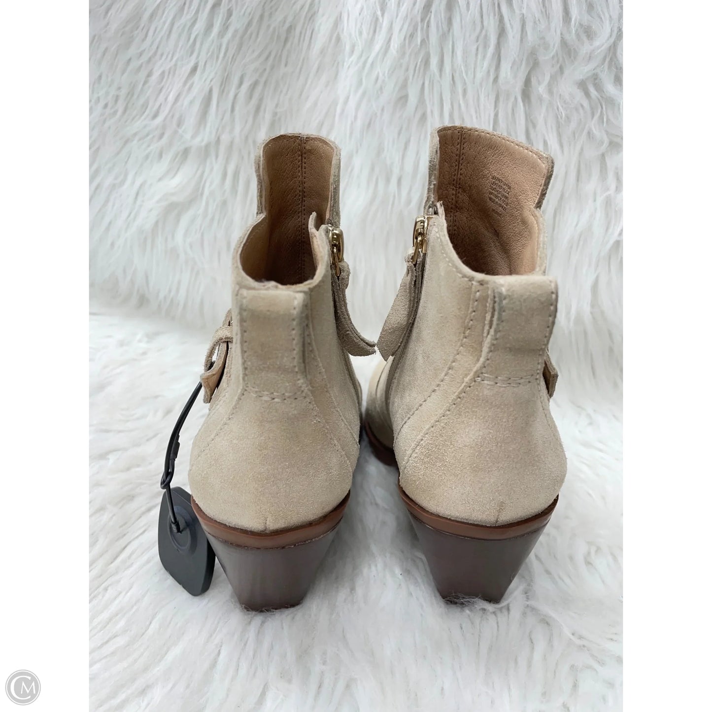 Boots Ankle Heels By Antonio Melani In Tan, Size: 7