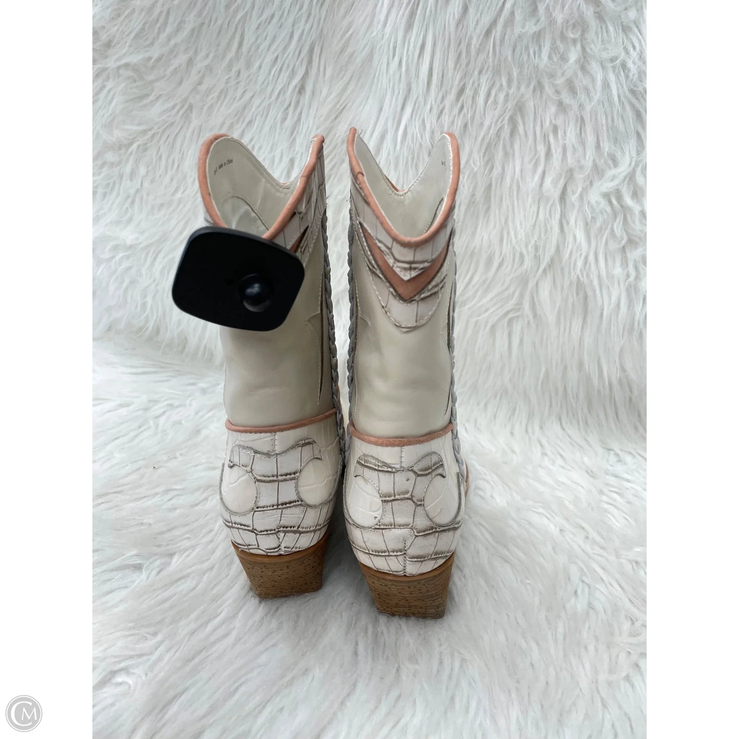 Boots Ankle Heels By Dolce Vita In Cream, Size: 7.5