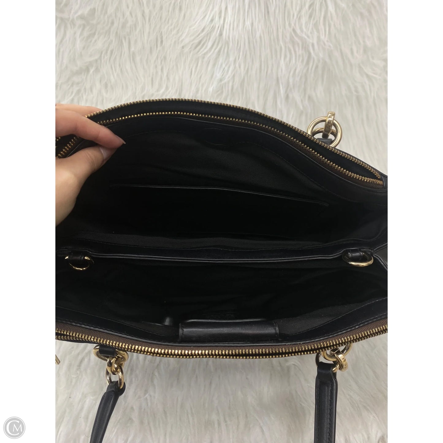 Handbag Designer By Coach, Size: Large
