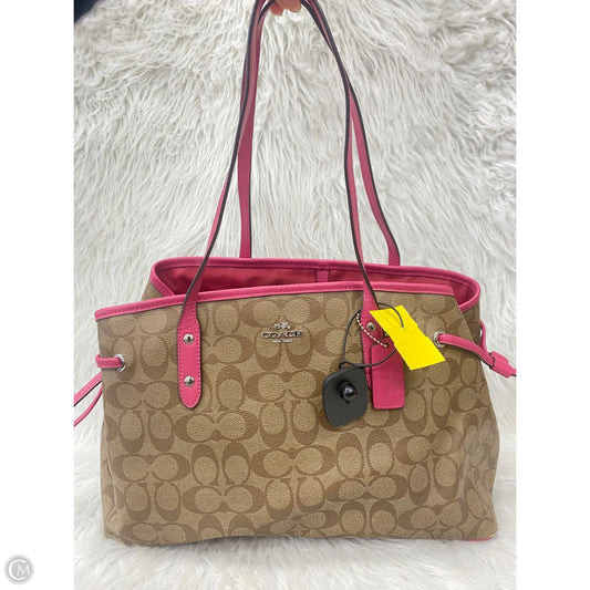 Handbag Designer By Coach, Size: Large