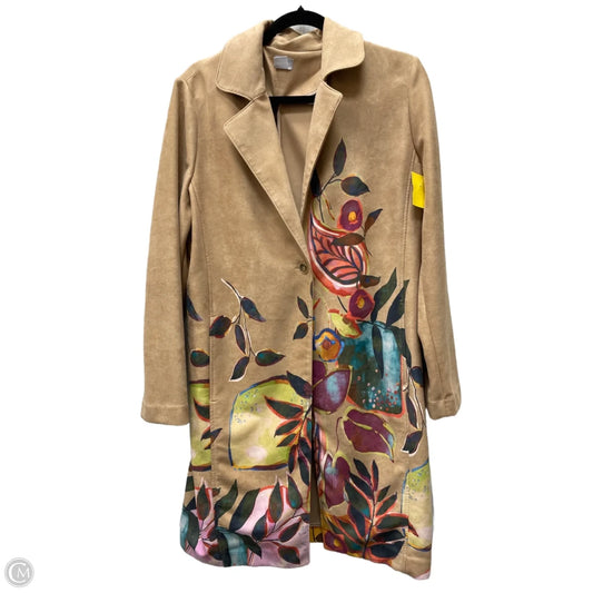 Jacket Other By Chicos In Floral Print, Size: L