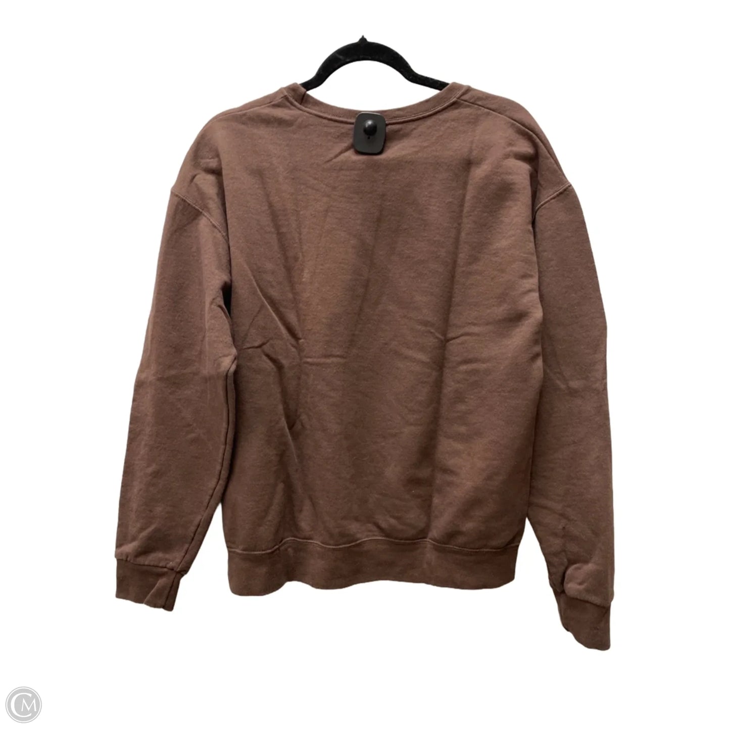 Sweatshirt Crewneck By Clothes Mentor In Brown, Size: M