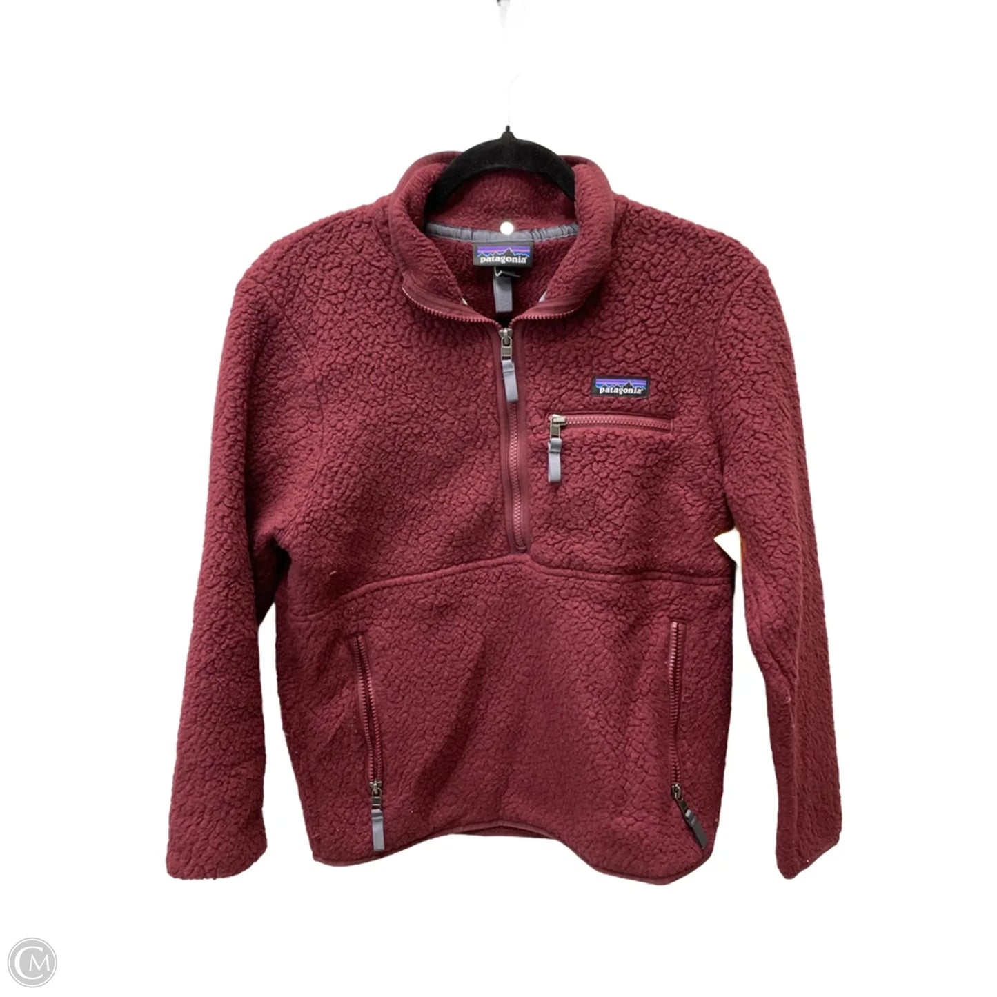 Jacket Faux Fur & Sherpa By Patagonia In Maroon, Size: Xs