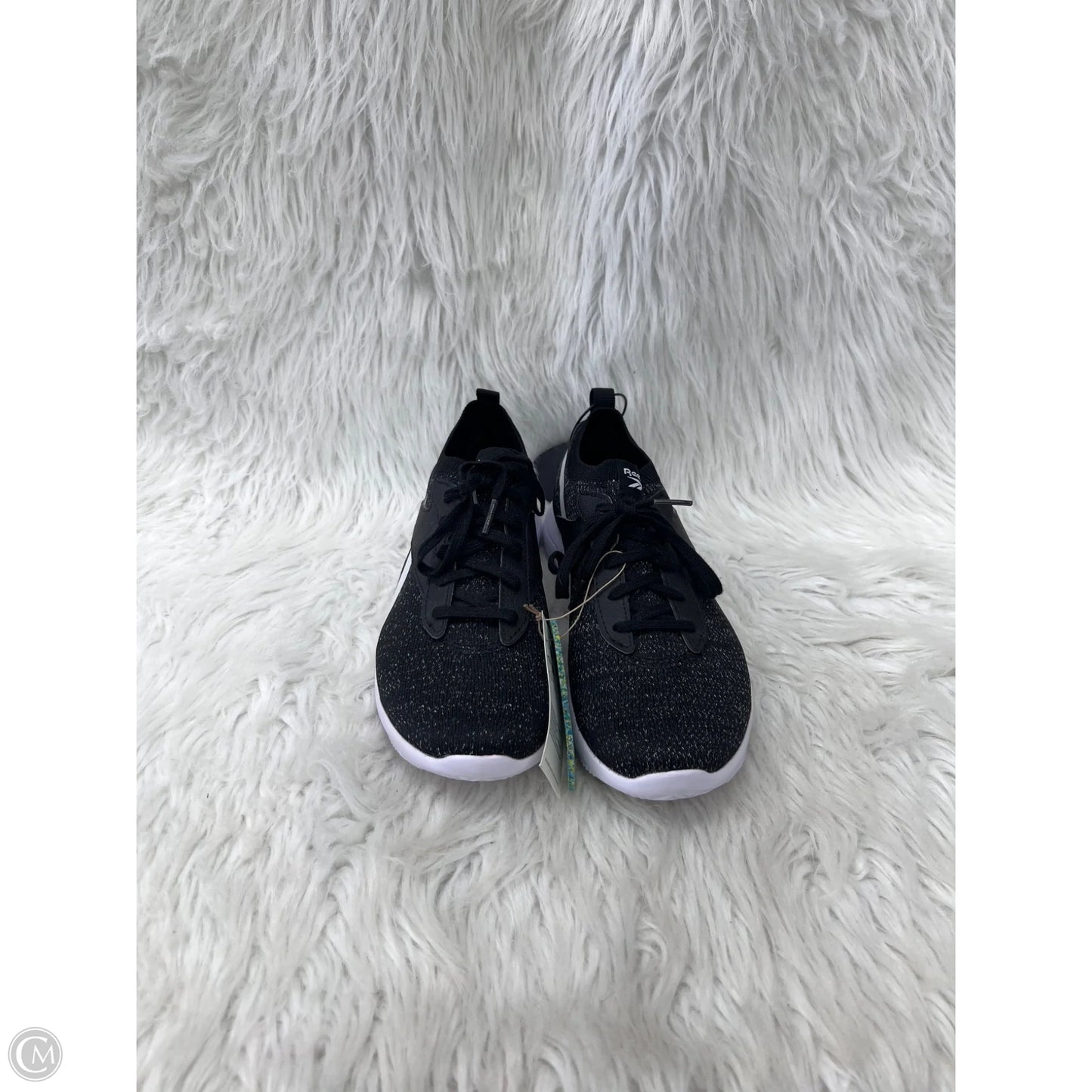 Shoes Athletic By Reebok In Black & White, Size: 8.5