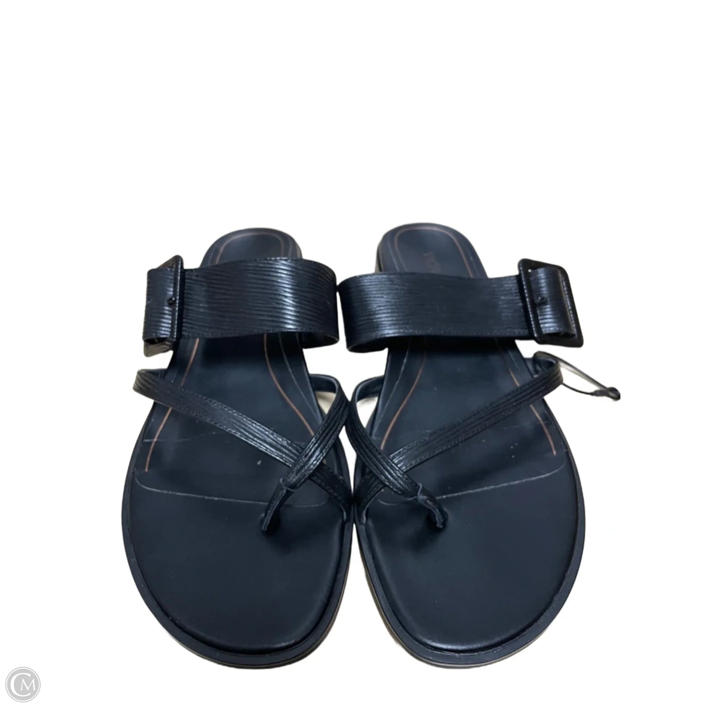 Sandals Flats By Vionic In Black, Size: 10