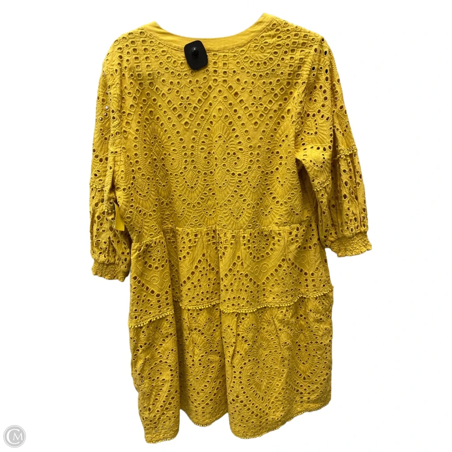 Dress Casual Short By Chicos In Yellow, Size: Xl
