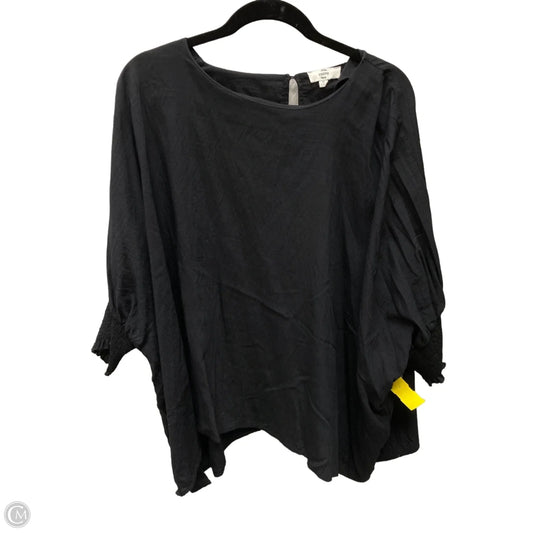 Top Short Sleeve By Entro In Black, Size: M