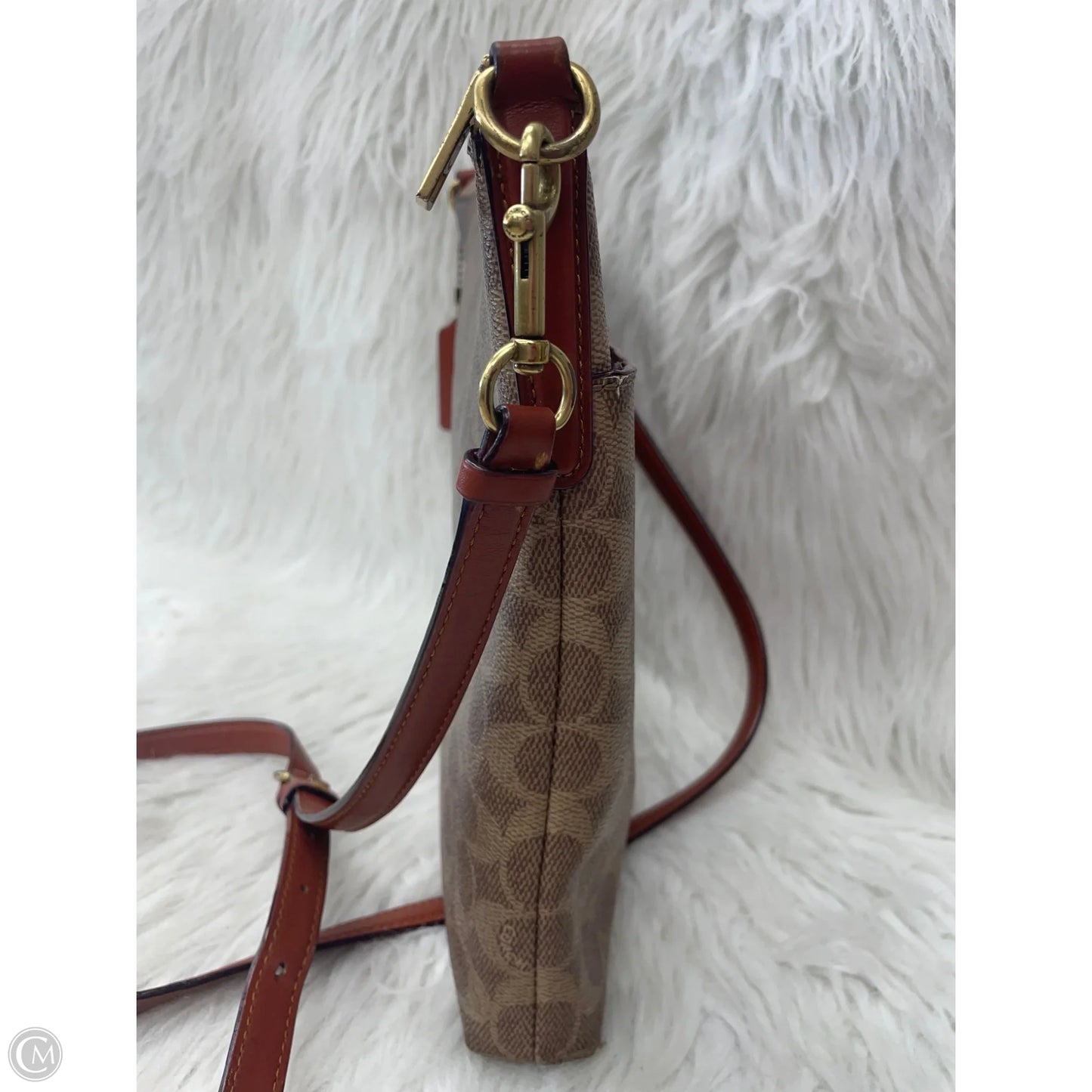 Crossbody Designer By Coach, Size: Medium