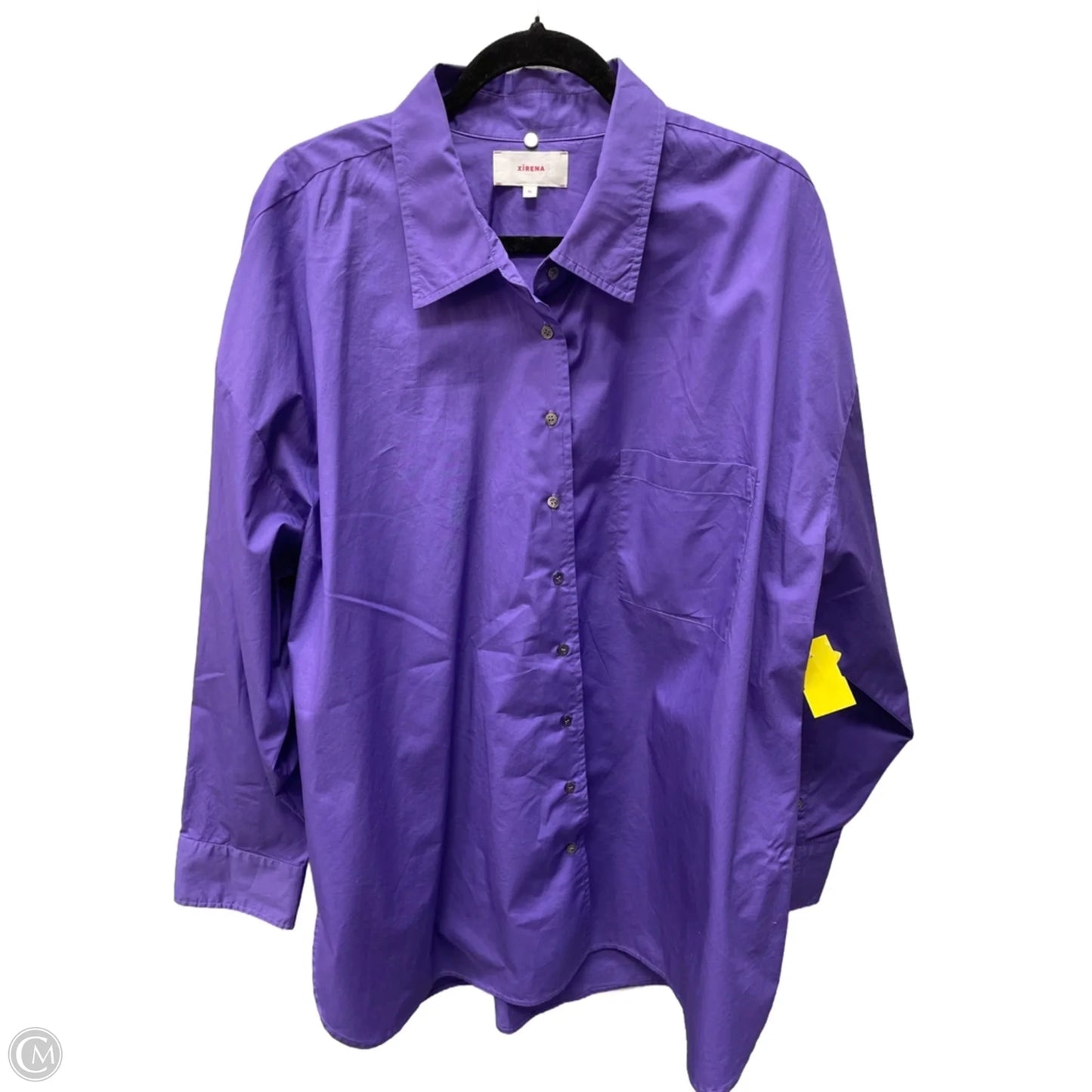 Tunic Long Sleeve By XIRENA In Purple, Size: Xl