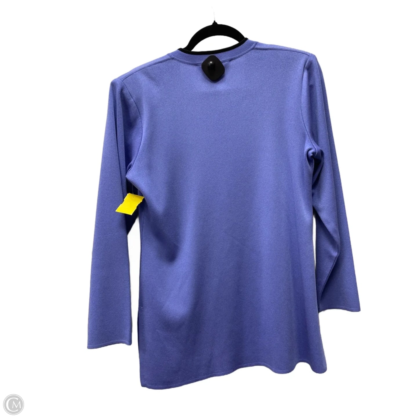 Sweater Cardigan By Misook In Blue, Size: Xs