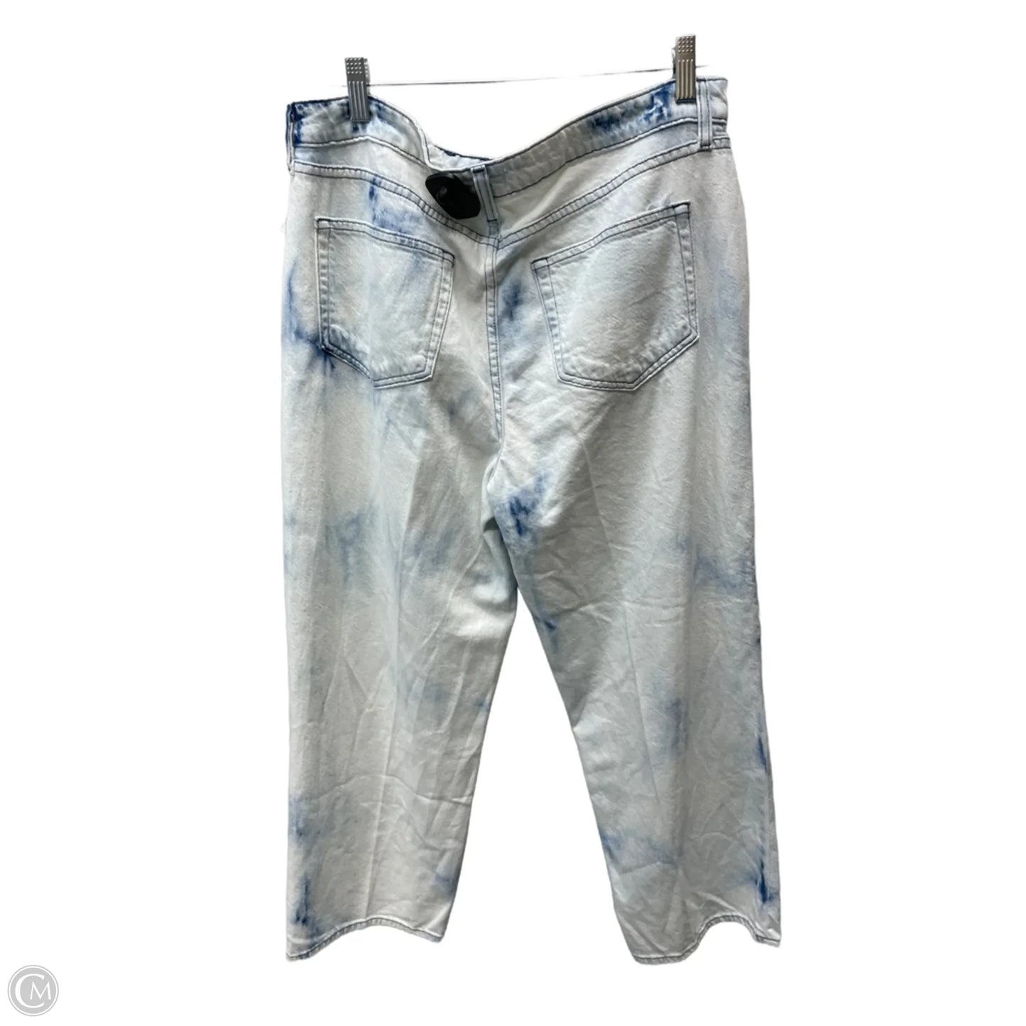 Jeans Straight By L Agence In Tie Dye Print, Size: 8