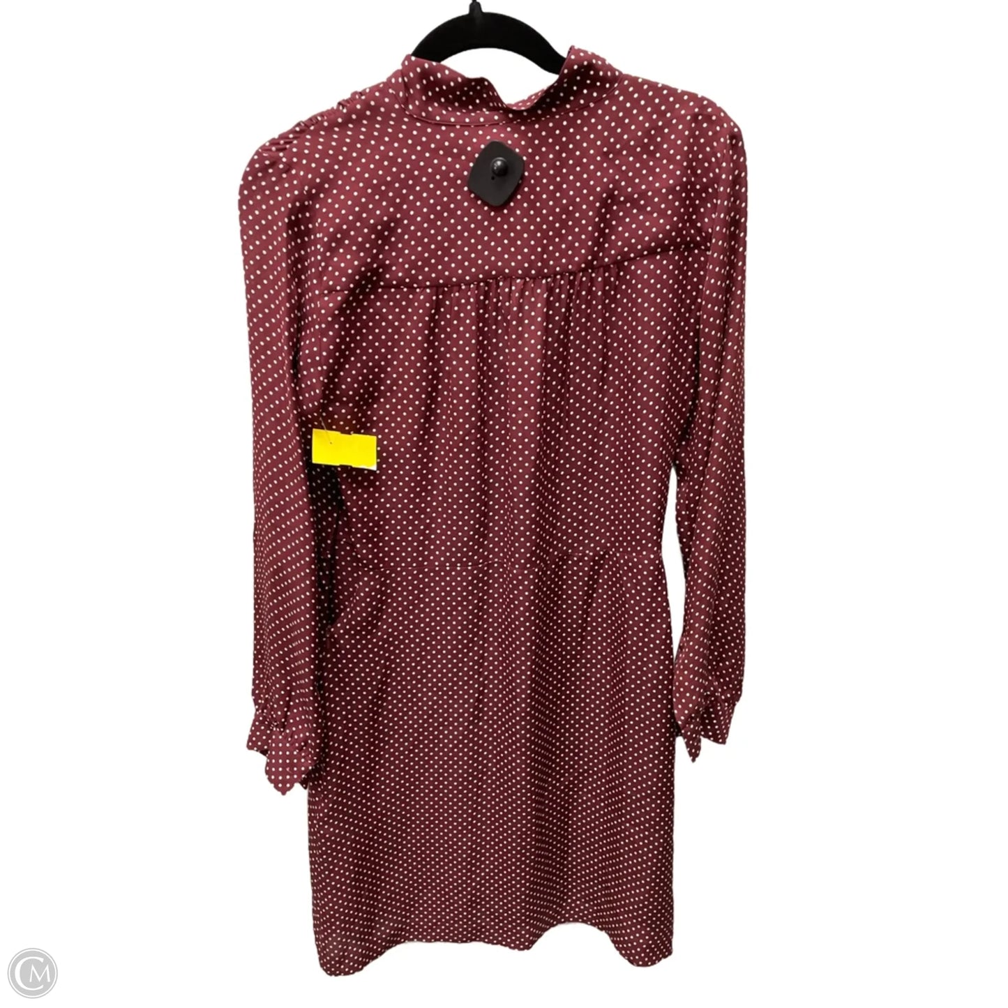 Dress Designer By Michael Kors In Polkadot Pattern, Size: S