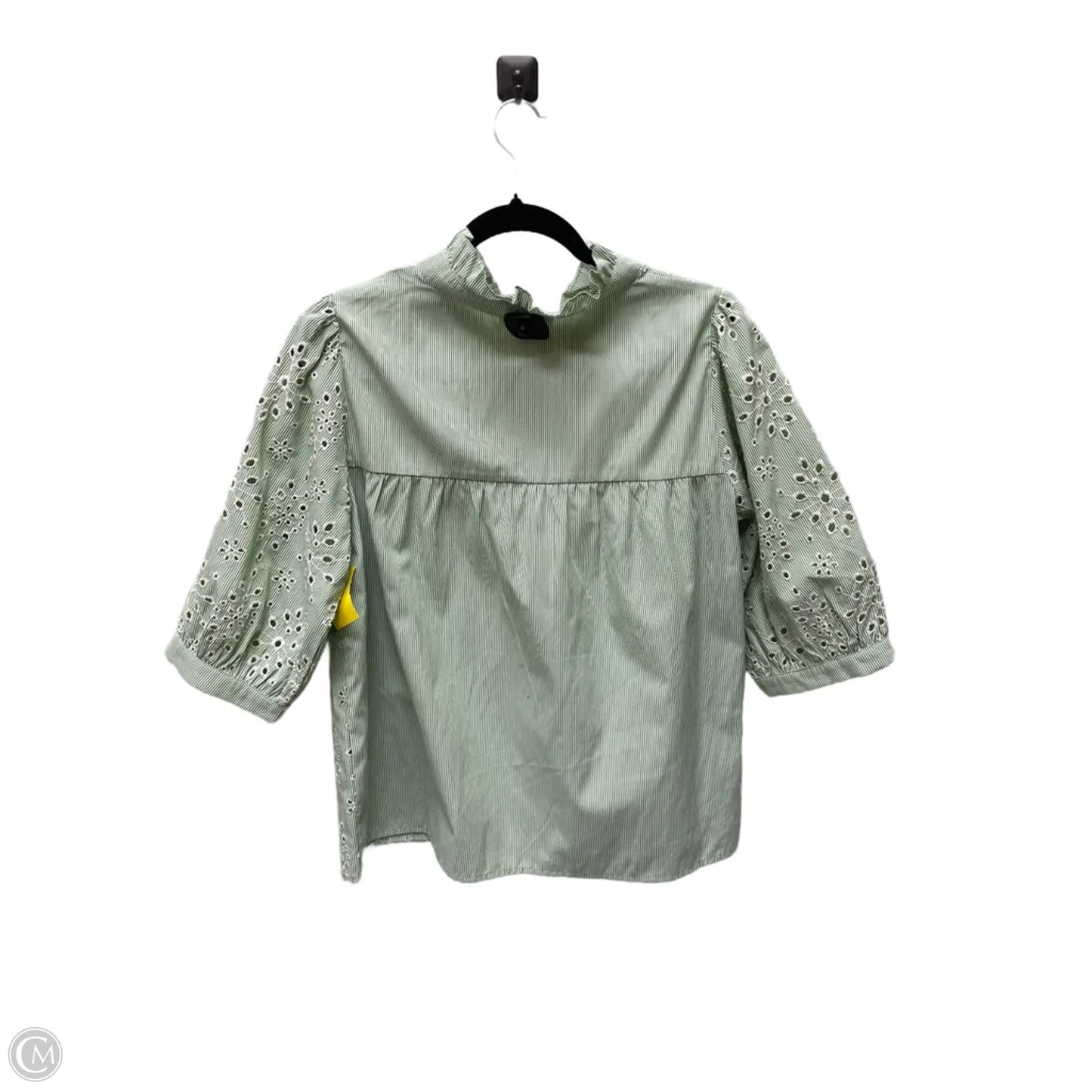 Top Short Sleeve By Oddi In Green, Size: M