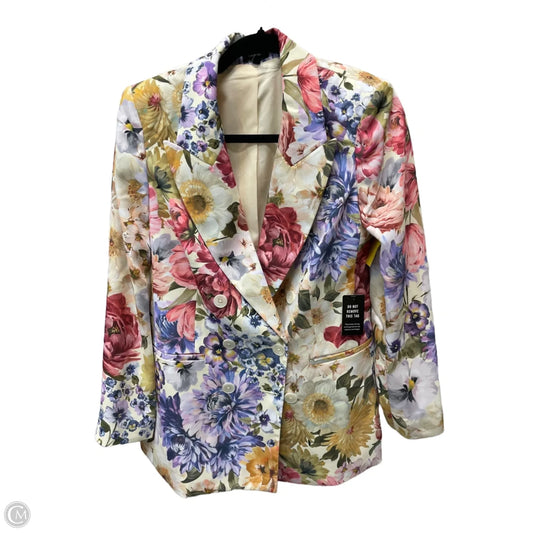 Blazer By Express In Floral Print, Size: M
