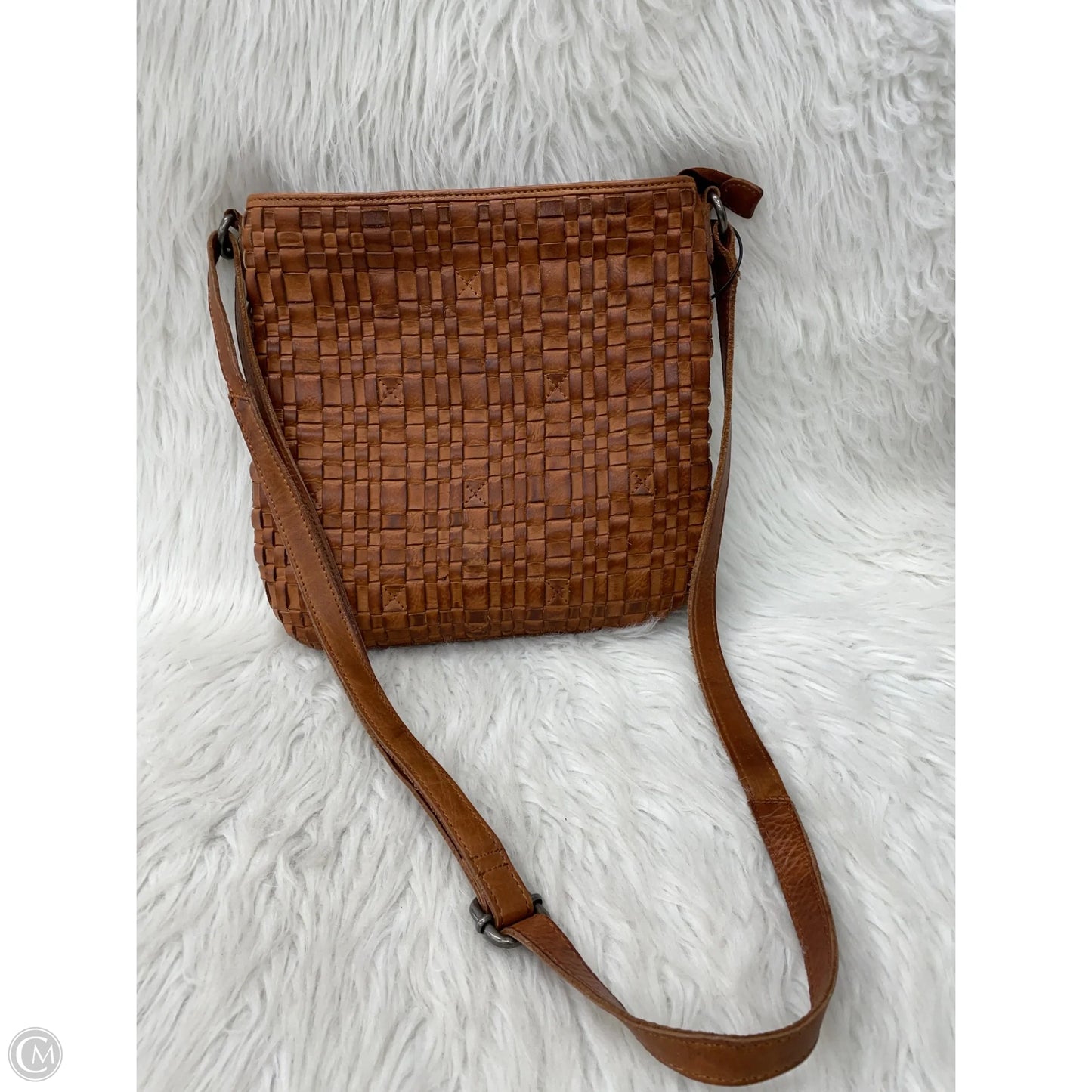Crossbody Leather By Cmc, Size: Medium