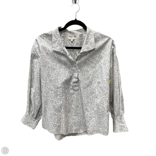 Blouse Long Sleeve By ann mashburn In Floral Print, Size: S