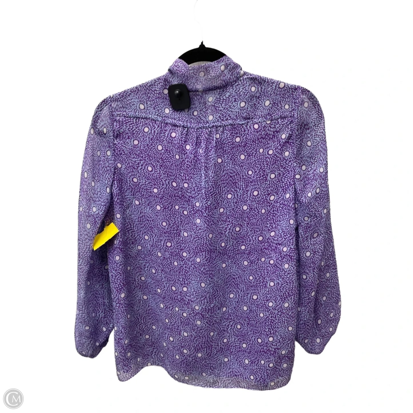 Blouse Designer By Diane Von Furstenberg In Blue & Purple, Size: M