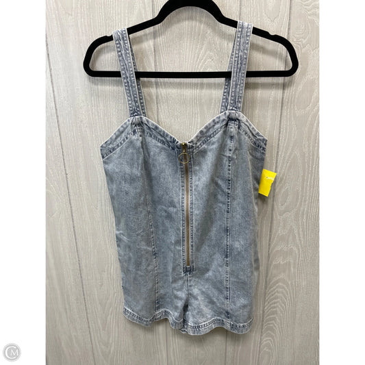 Romper By Show Me Your Mumu In Blue Denim, Size: Xs