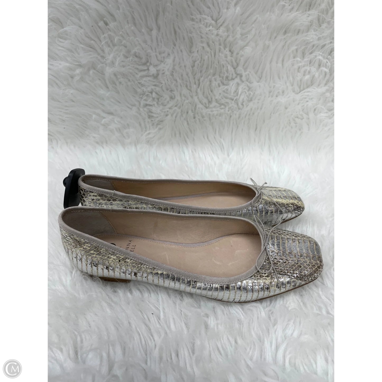 Shoes Flats By Adrianna Papell In Silver, Size: 9
