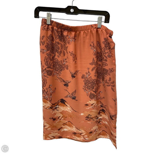 Skirt Midi By Pleione In Peach, Size: 8