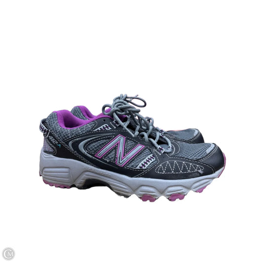 Shoes Athletic By New Balance In Grey & Purple, Size: 7