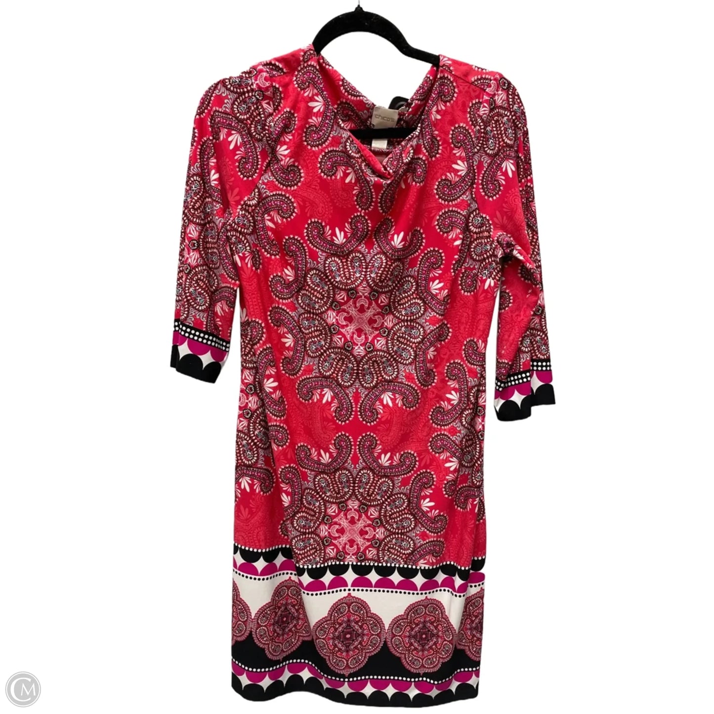 Dress Casual Short By Chicos In Paisley Print, Size: S