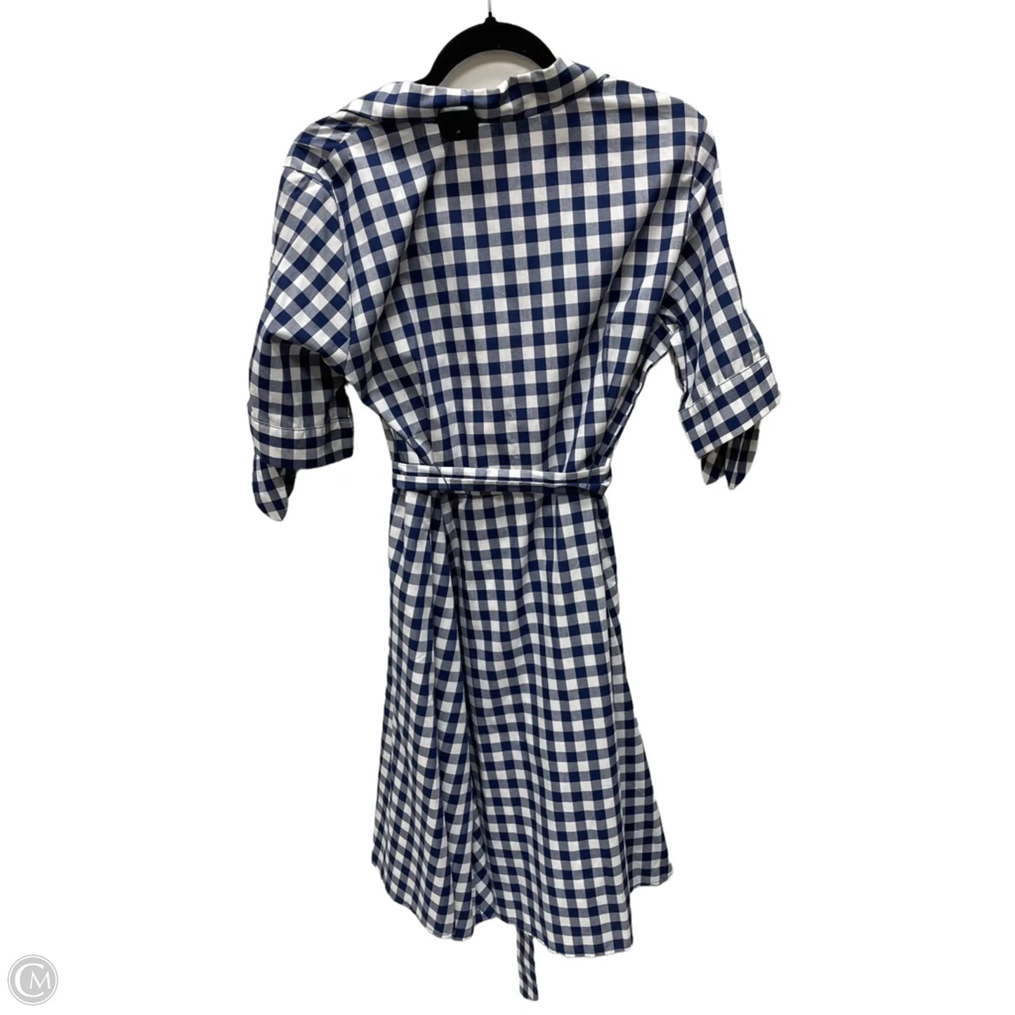 Dress Work By Calvin Klein In Blue & White, Size: L