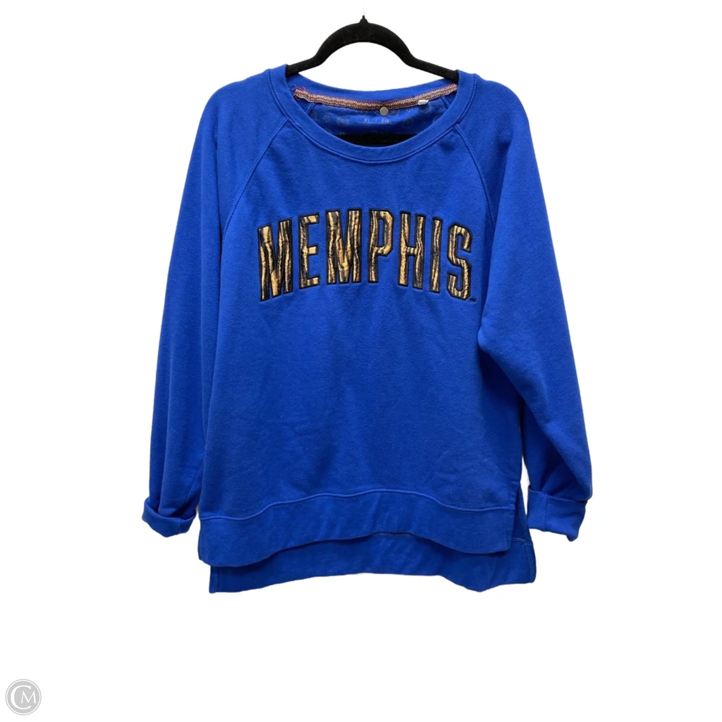 Sweatshirt Crewneck By Clothes Mentor In Blue, Size: Xl