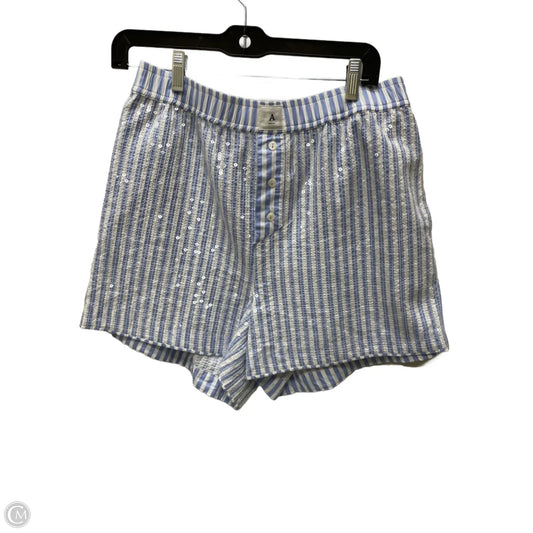 Shorts By Anthropologie In Blue & White, Size: 4