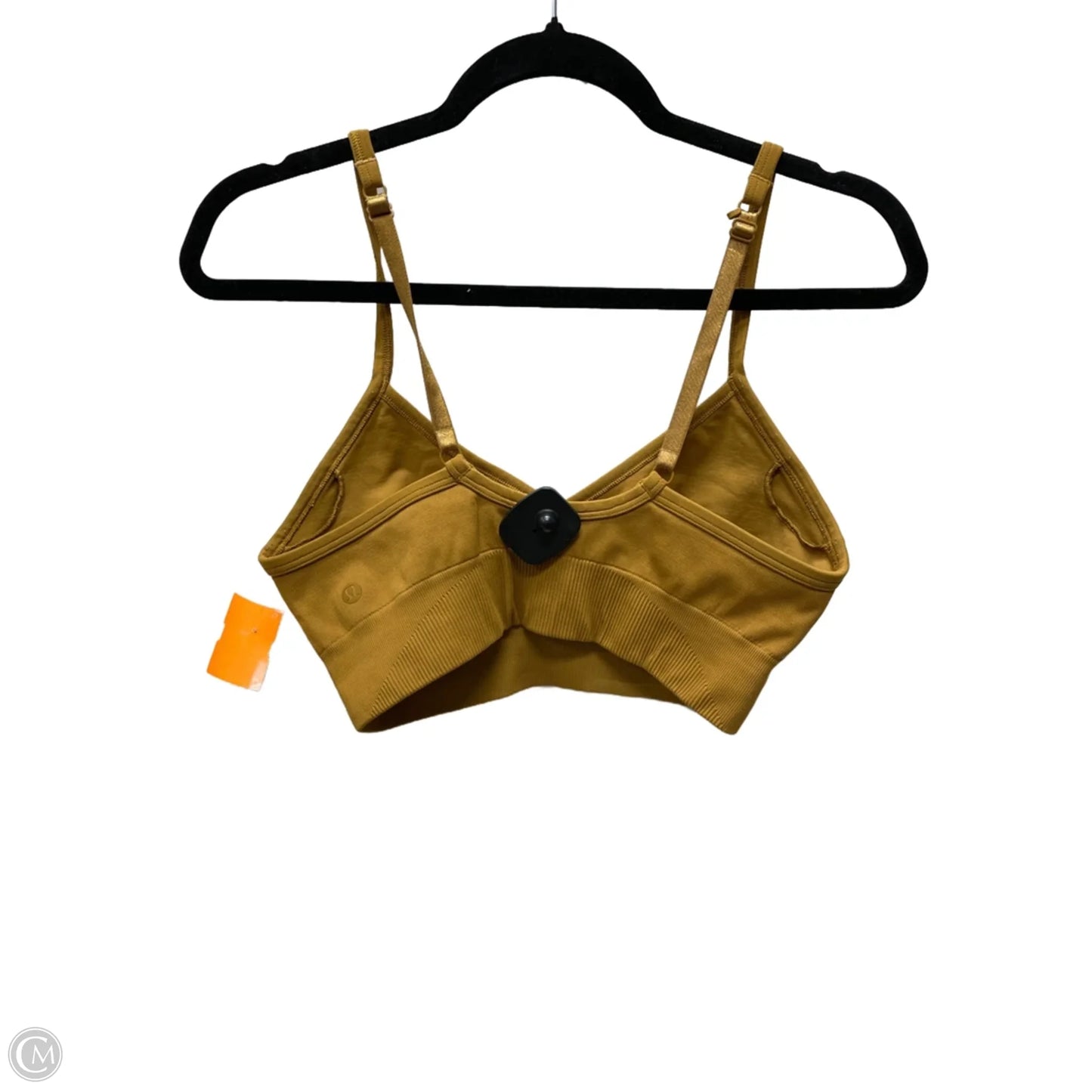 Athletic Bra By Lululemon In Gold, Size: M