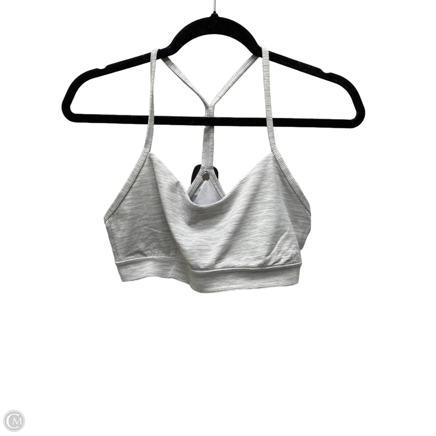 Athletic Bra By Lululemon In Grey, Size: M