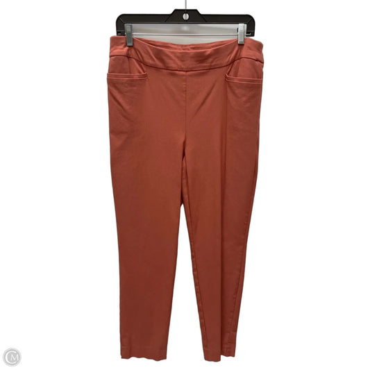 Pants Cropped By Chicos In Coral, Size: 12
