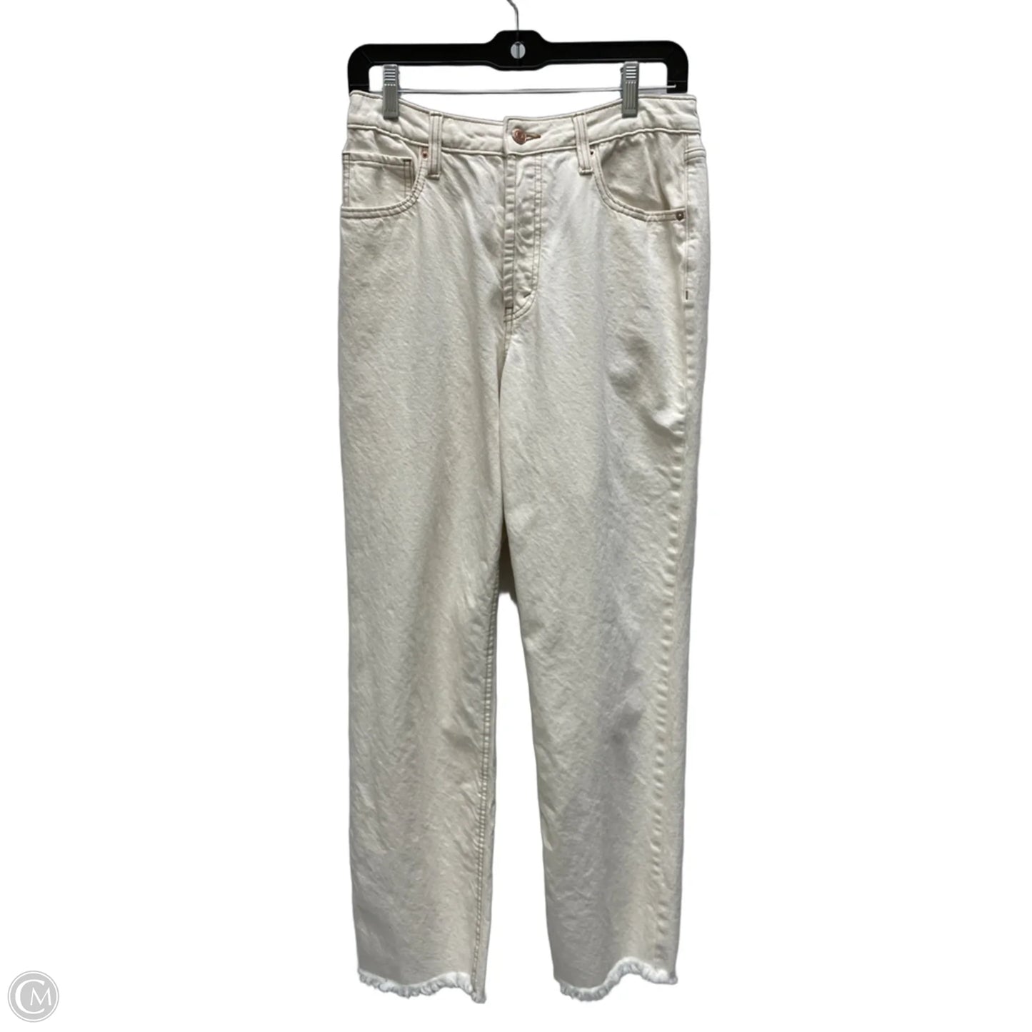 Jeans Wide Leg By Wild Fable In Cream, Size: 10