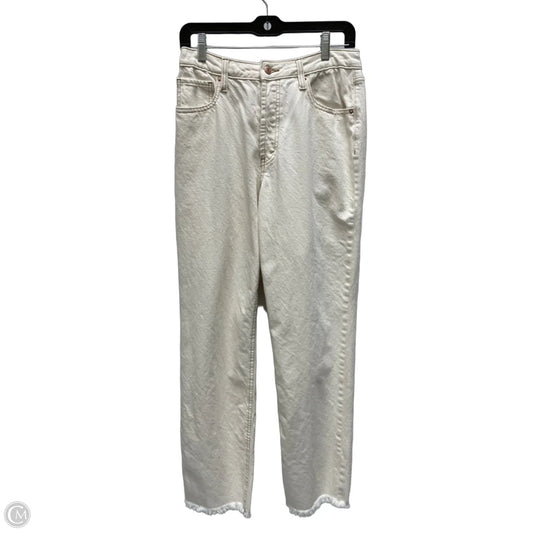 Jeans Wide Leg By Wild Fable In Cream, Size: 10