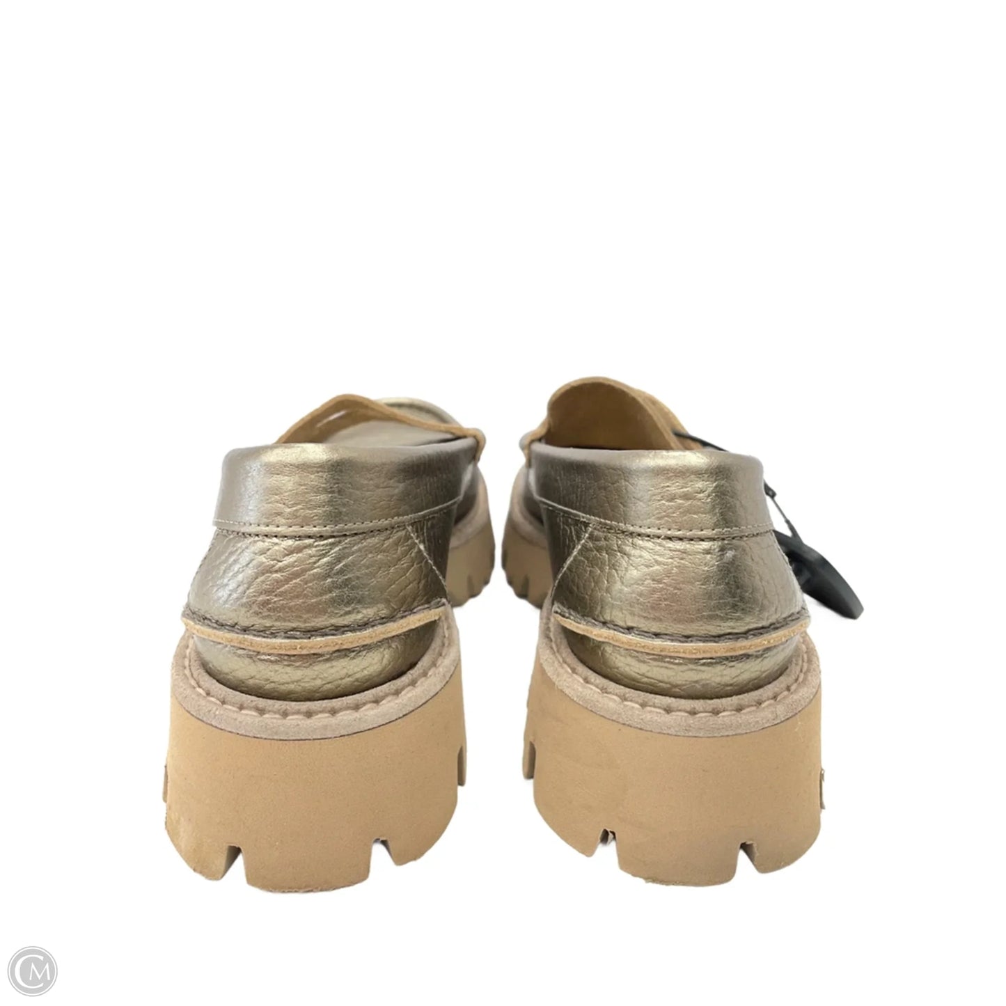 Shoes Heels Platform By Cmc In Gold, Size: 6