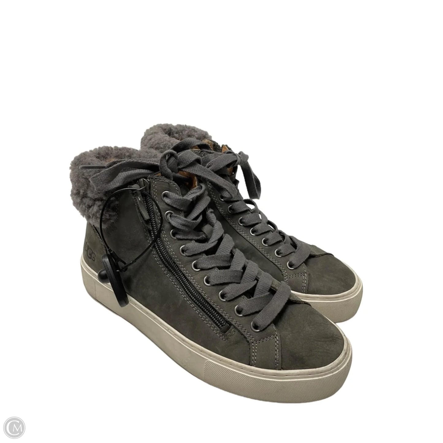 Shoes Designer By Ugg In Grey, Size: 9.5