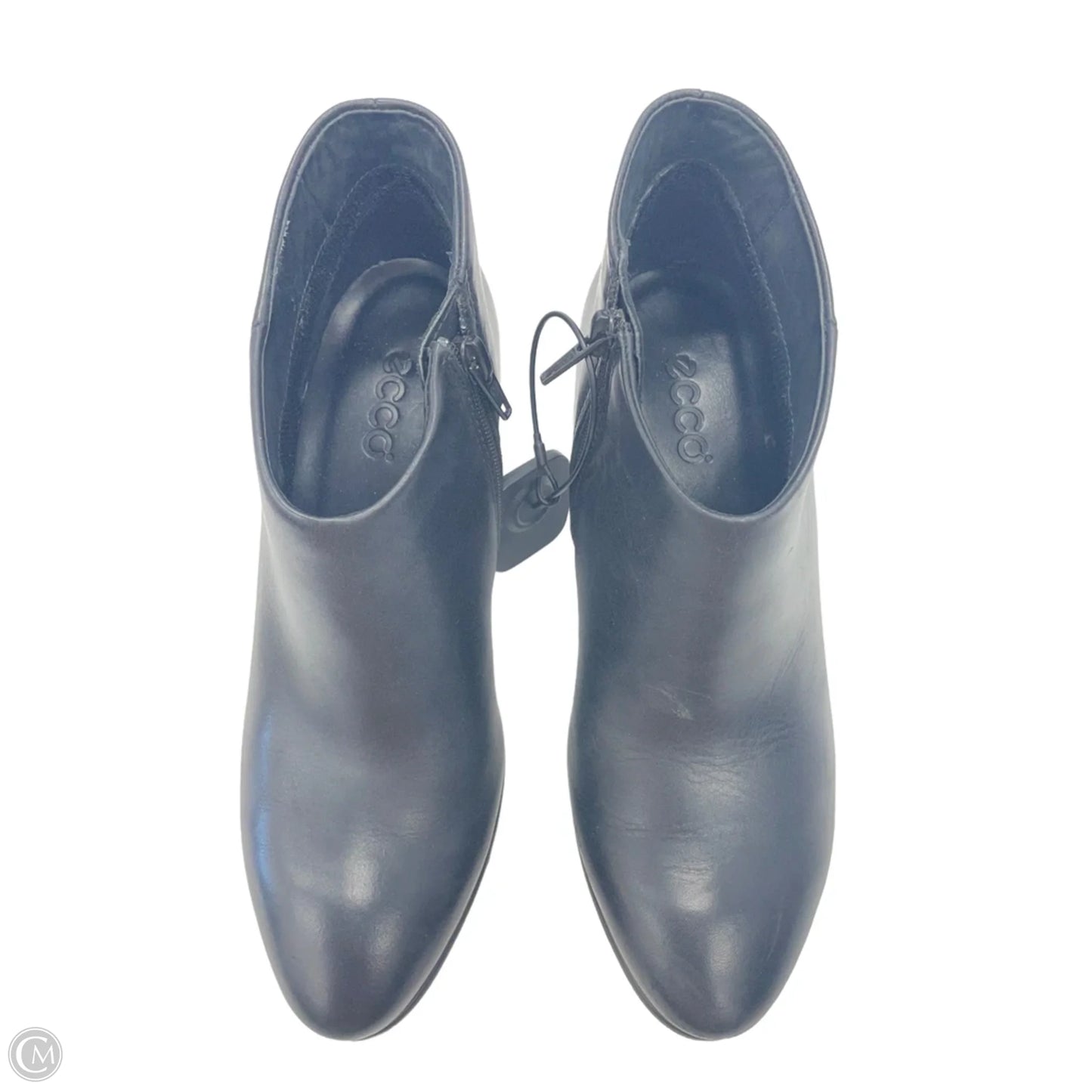 Boots Ankle Heels By Ecco In Black, Size: 7