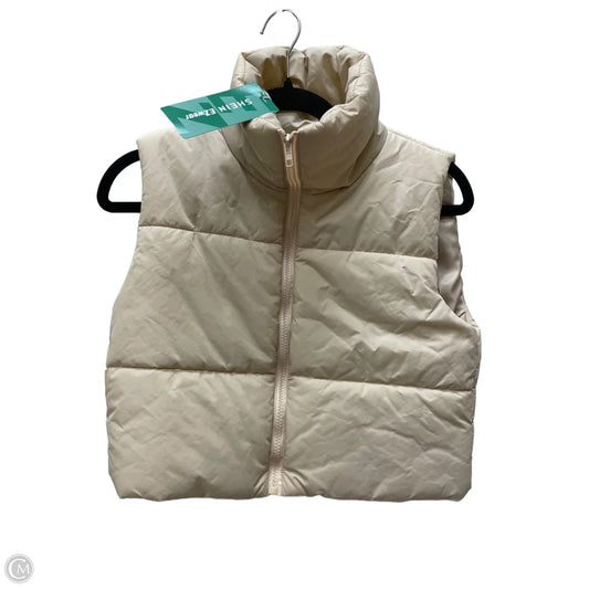 Vest Puffer & Quilted By Shein In Tan, Size: Xs