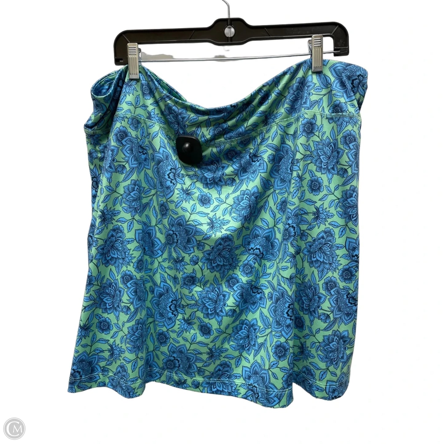 Skort By J. Jill In Blue & Green, Size: 22