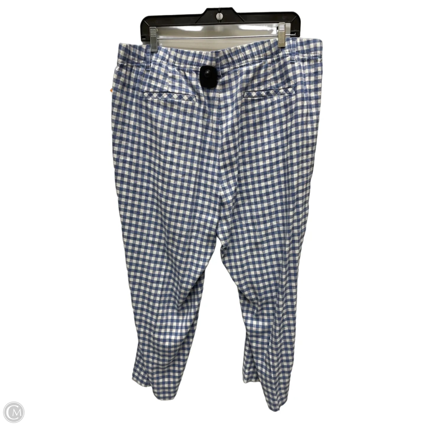 Pants Linen By J. Jill In Blue & White, Size: 22