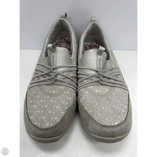 Shoes Sneakers By Skechers In Taupe, Size: 8
