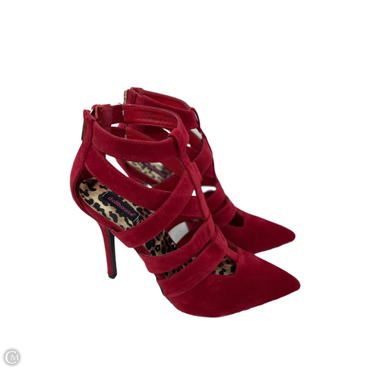 Shoes Heels Stiletto By Dollhouse In Red, Size: 9