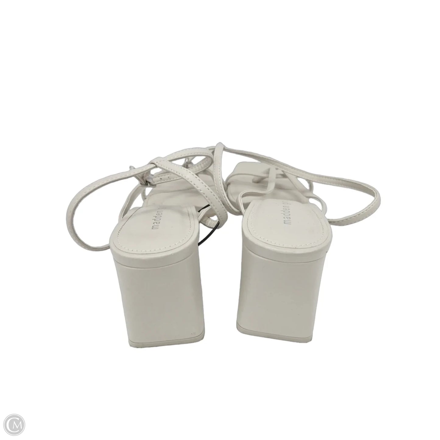 Sandals Heels Block By Madden Girl In Tan, Size: 9