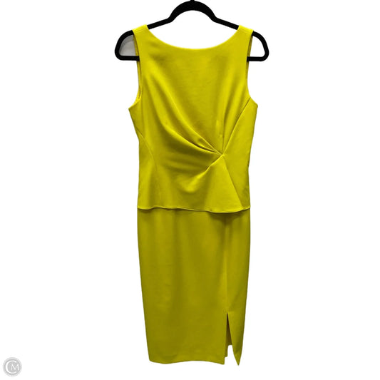 Dress Work By Antonio Melani In Yellow, Size: S