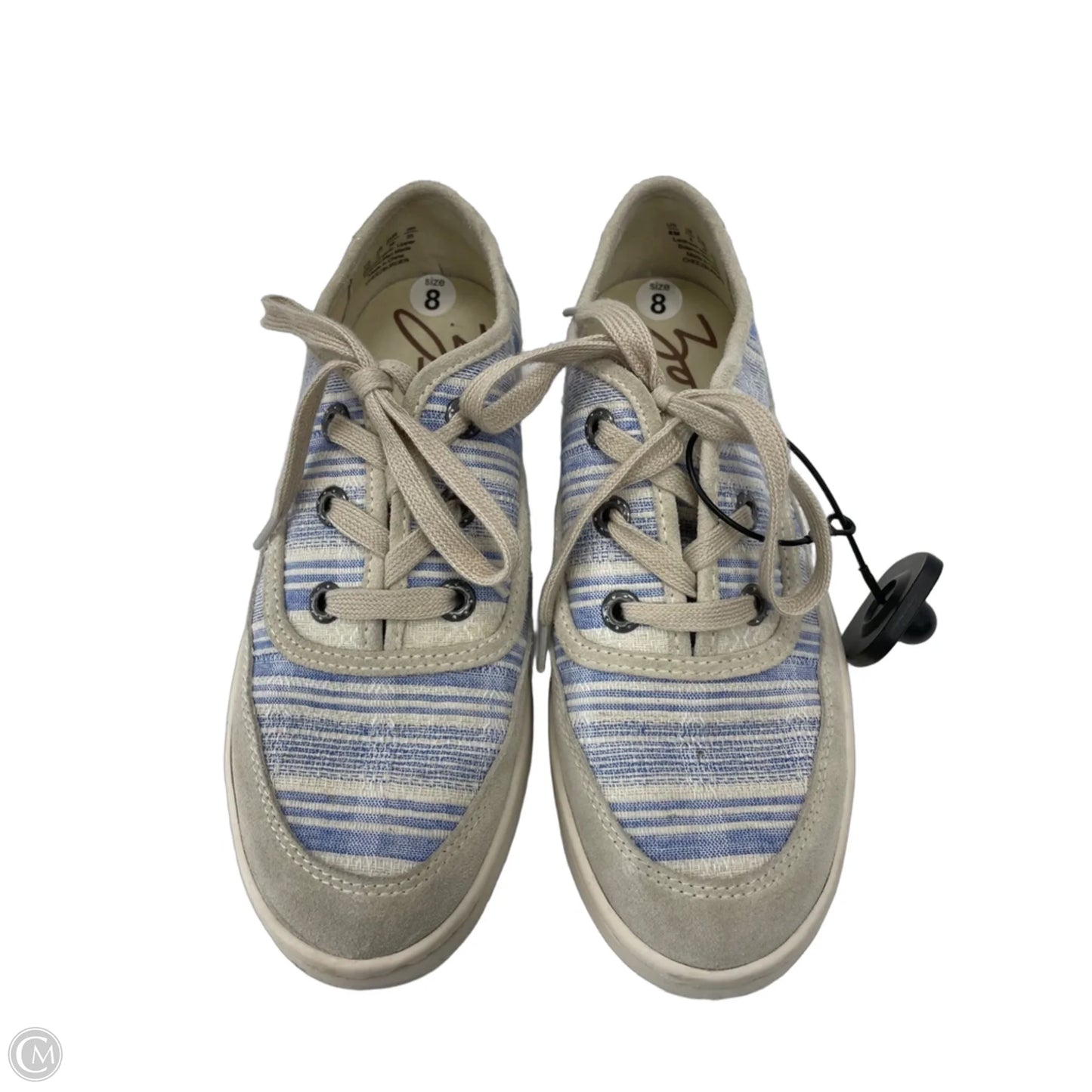 Shoes Sneakers By Zodiac In Blue & Tan, Size: 8