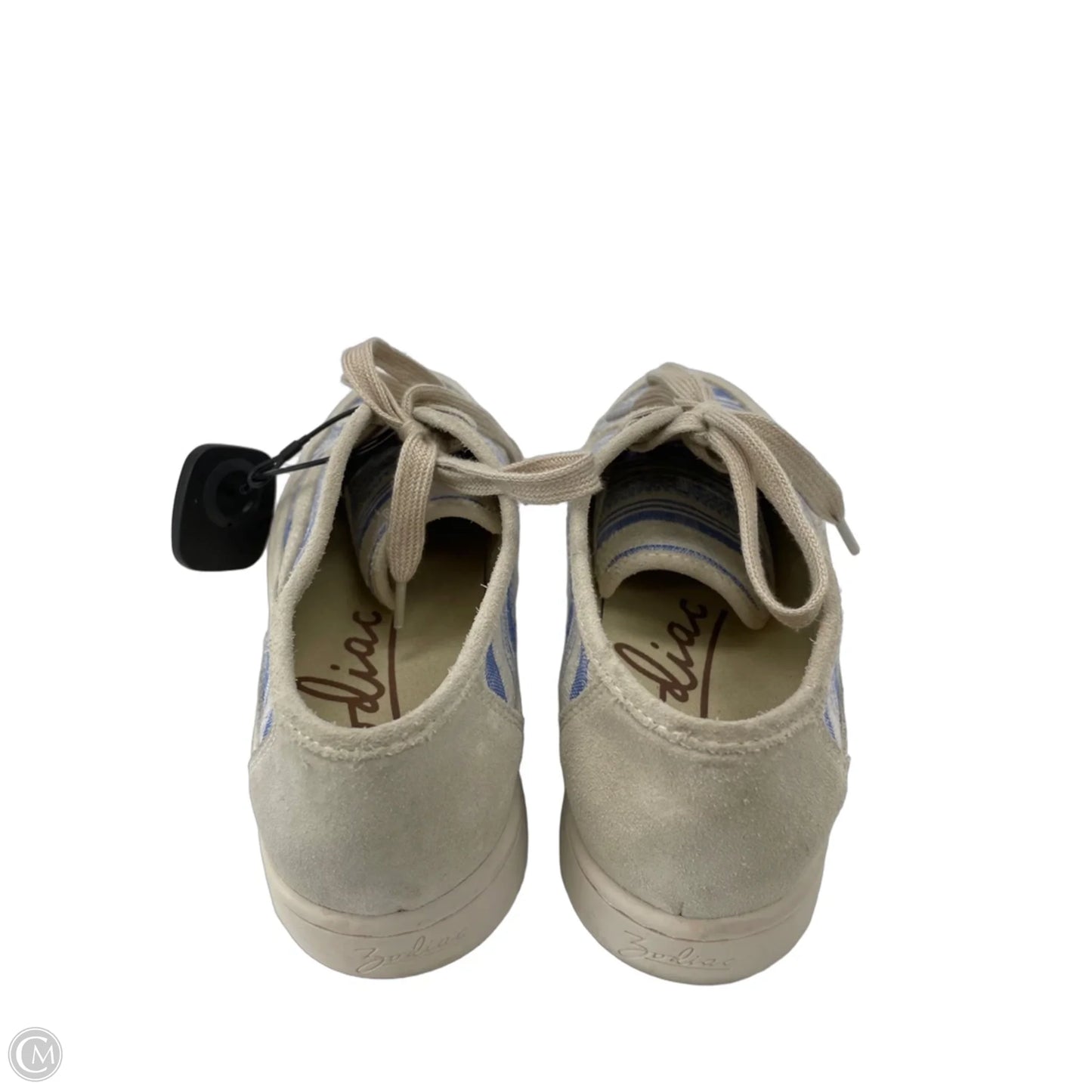 Shoes Sneakers By Zodiac In Blue & Tan, Size: 8