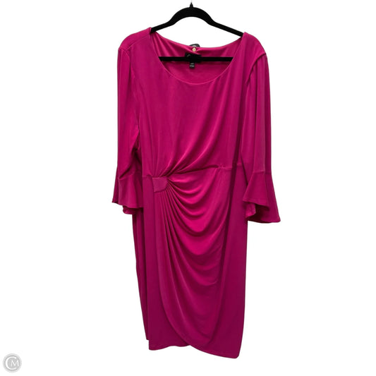Dress Work By Connected Apparel In Pink, Size: 3x