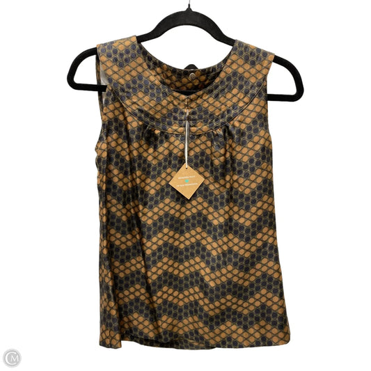 Top Sleeveless Designer By Tory Burch In Polkadot Pattern, Size: Xs