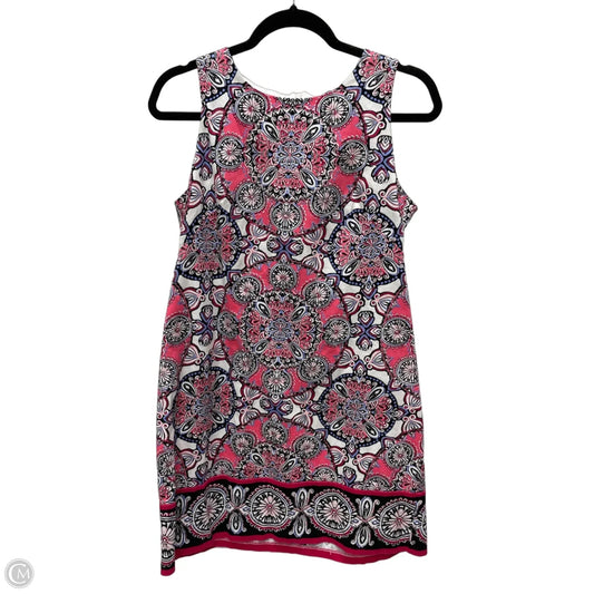 Dress Casual Short By London Times In Geometric Pattern, Size: M